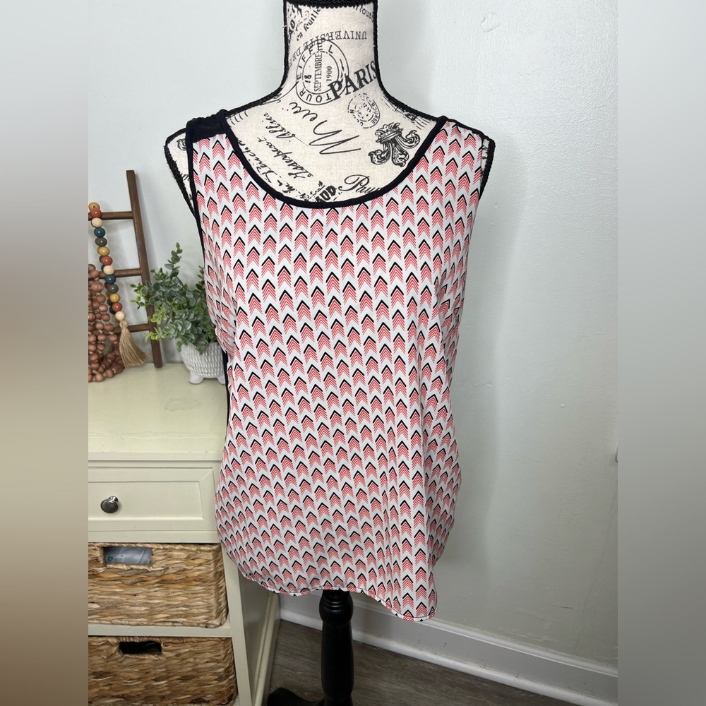 Pomelo Geometric Print Top